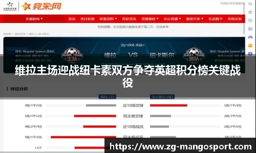维拉主场迎战纽卡素双方争夺英超积分榜关键战役